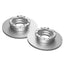 Rear Brake Disc Rotors Pair for Ford TRANSIT 2.0 2.2 VO VN Diesel 16-on