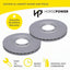 Front Disc Rotors for Mazda B2500 UF 2.5L 4WD 1996-1999