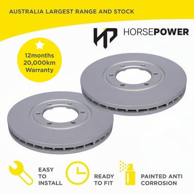 Front Disc Rotors for Mazda B2500 UF 2.5L 4WD 1996-1999