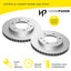Front Brake Disc Rotors for Mitsubishi PAJERO NM NP 2000 - 06