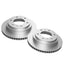 Rear Brake Disc Rotors for Mitsubishi Pajero NM NP 2000-2006
