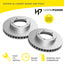 Front Brake Disc Rotors for Toyota LANDCRUISER 100 FZJ105 HZJ105 98- 07