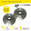 Front Hub Type Disc Rotors for Ford F350 7.3L 2003-2004 Single Rear Wheel Only