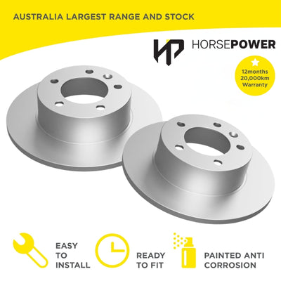 Rear Brake Disc Rotors for Renault MASTER 2.3dCi 2011-2020