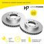 Front Brake Disc Rotors for Ford RANGER PX PY Mazda BT-50 UP UR 2011-2026