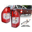 Pair LH+RH Tail Light Rear Lamp With Wire For Holden Rodeo Ute RA 2003~2006
