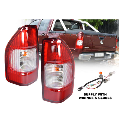 Pair LH+RH Tail Light Rear Lamp With Wire For Holden Rodeo Ute RA 2003~2006