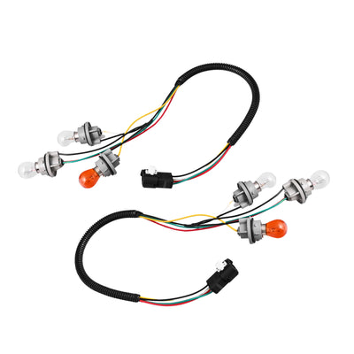 Pair LH+RH Tail Light Lamp Wiring Harness Socket For Holden Rodeo RA 2003~2006