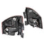 Pair LH+RH Tail Light Rear Lamp (LED Tinted Red) For Jeep Compass MK 2012~2016