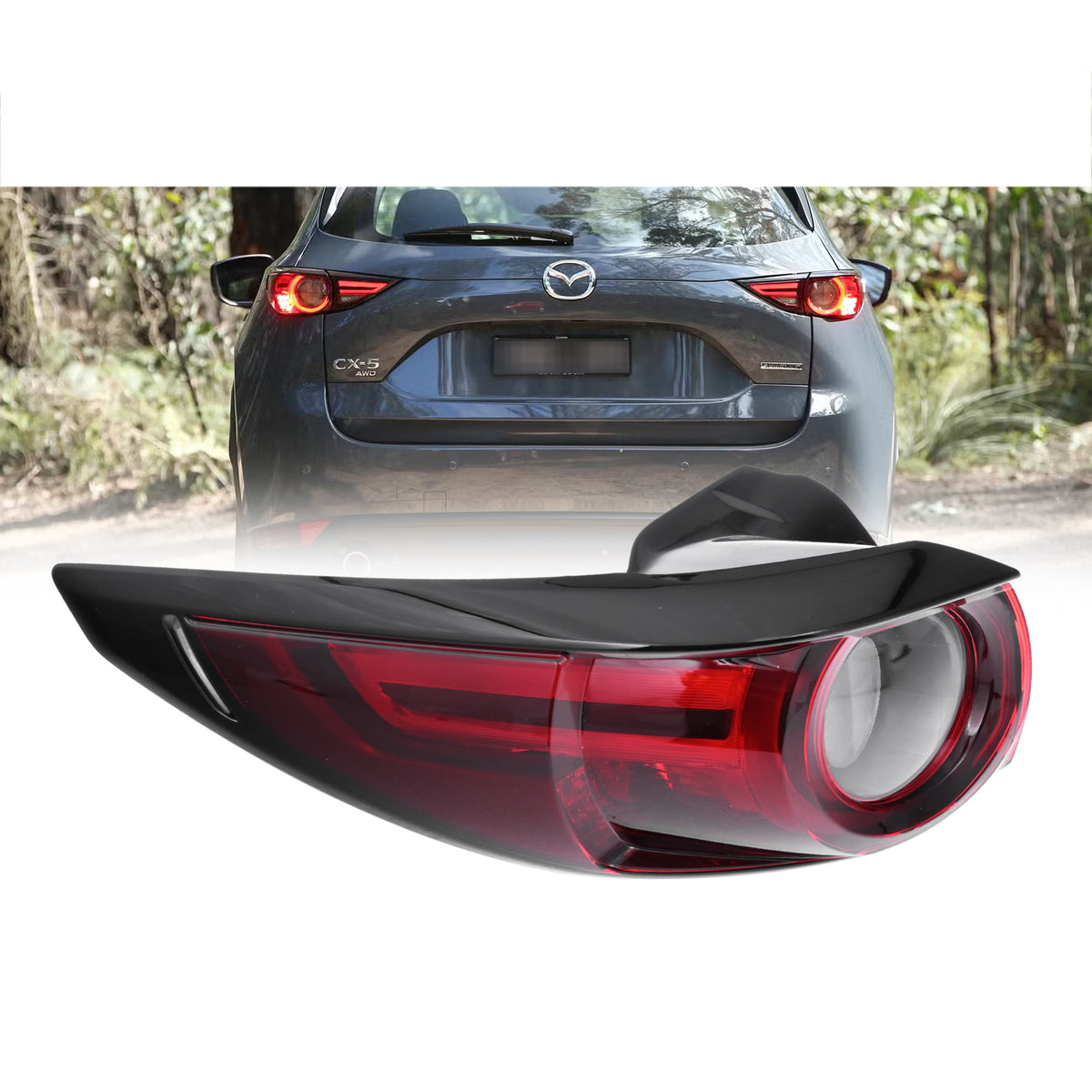 LH LHS Left Hand Tail Light Rear Lamp LED Type For Mazda CX-5 CX5 KF 2017~2021