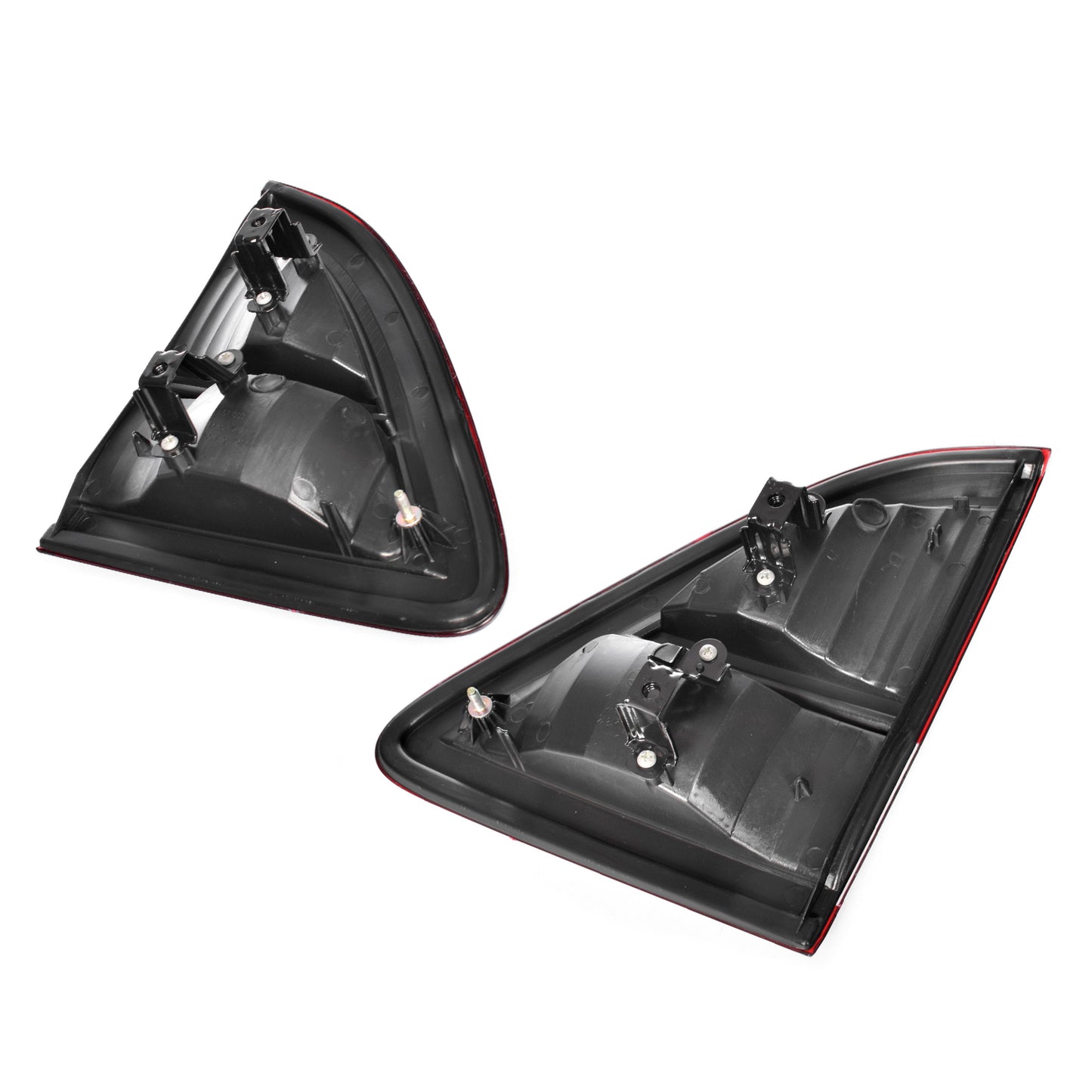 Pair LH+RH Inner Tailgate Tail Light Lamp (Clear Red) Mazda BT-50 Ute UR 15~20