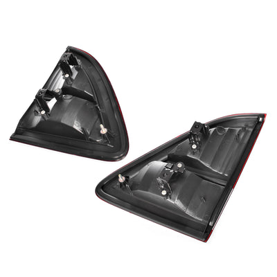 Pair LH+RH Inner Tailgate Tail Light Lamp (Clear Red) Mazda BT-50 Ute UR 15~20