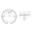 Hand Brake Shoes for Prado 70 80 90 120 150 series