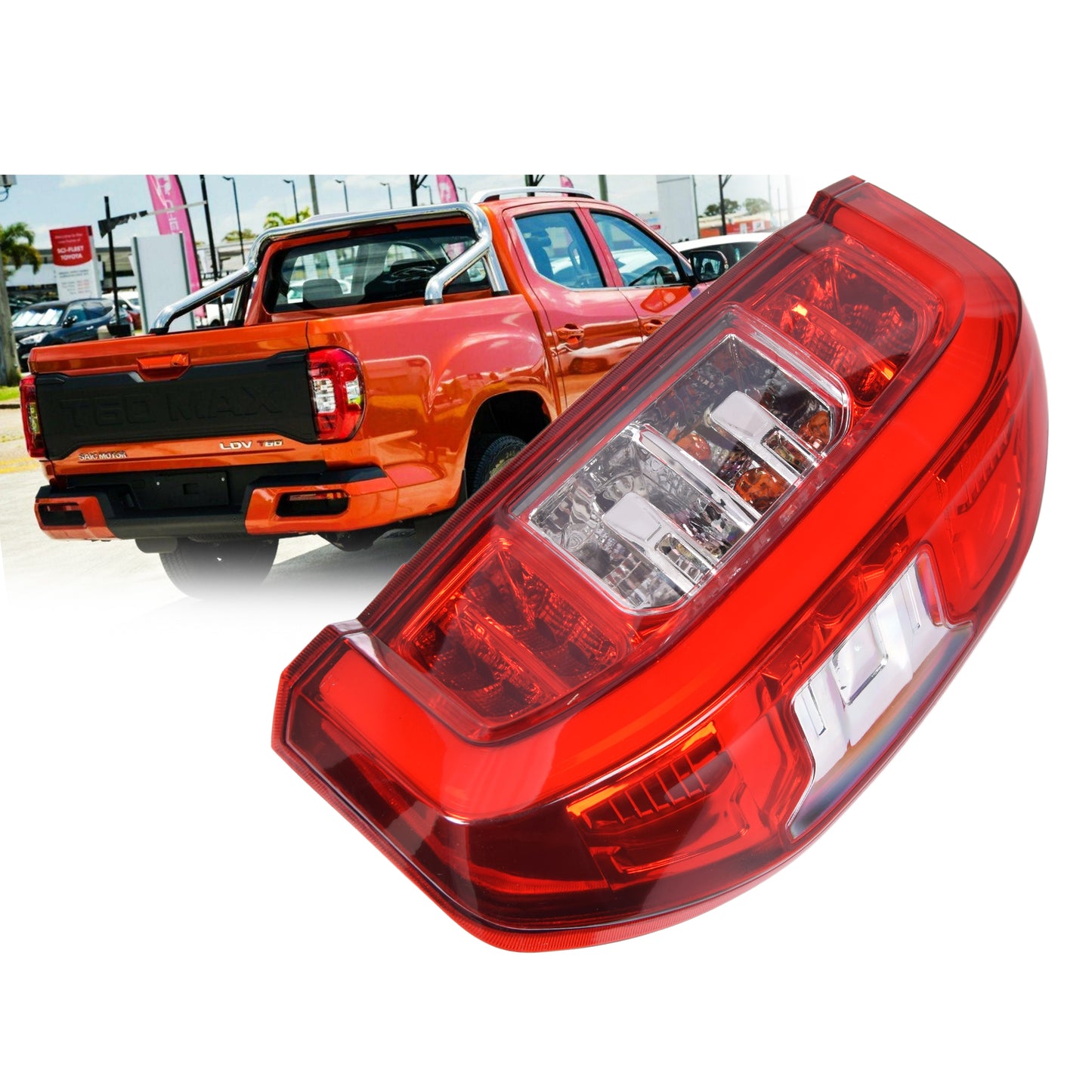 RH Right Tail Light Rear Back Lamp LED For LDV T60 SK8C Ute 2021~On PRO LUXE