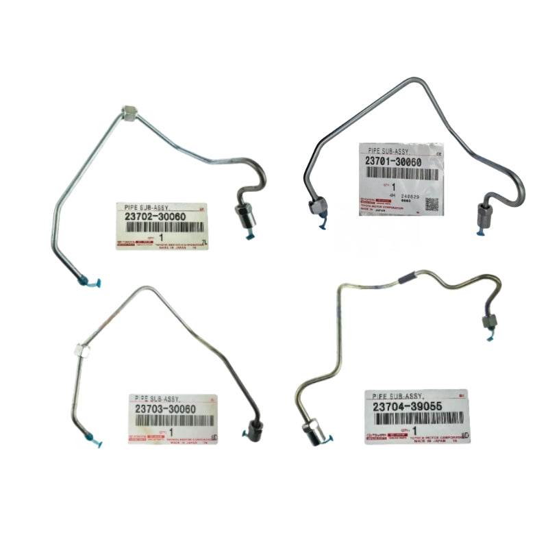 Genuine Toyota Hilux Prado 120 150 1KD 3.0 Diesel Fuel Injector Line Pipe Kit