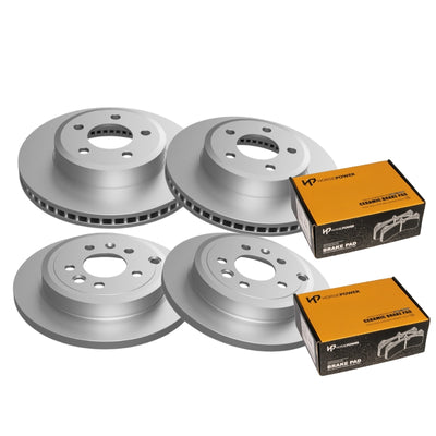 FULL SET Front Rear Brake Pads and Disc Rotors for Ford Falcon BA BF FG 2002-16