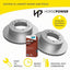 Rear Rotors and Bendix Brake Pads for Ford Maverick DA 4.2L 02/1988-09/1993