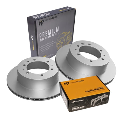 Rear Brake Pads and Rotor Set for Ford Maverick DA 4.2L 02/1988-09/1993