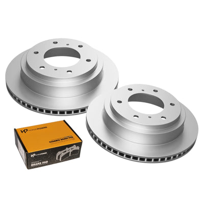Rear Brake Pads and Disc Rotors Set for Mitsubishi PAJERO NM NP 2000-2006