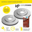 Front Bendix Brake Pads & Rotors Set for Nissan Pathfinder R51 2.5TD 4.0L 2005 -
