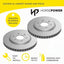 Front Brake Disc Rotors for Nissan PATHFINDER R51 2.5TD 4.0L 2005-15