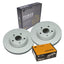 Front Brake Pads and Disc Rotors set for Toyota RAV4 ACA33 ACA38 GSA33 06-12