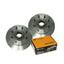 Front Brake Pads and Rotors Set Hub Type for  Ford F250 5.4L 7.3L 4WD 99-05
