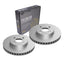 Front Brake Disc Rotors for Toyota Prius NHW10R NHW11R 1997-03