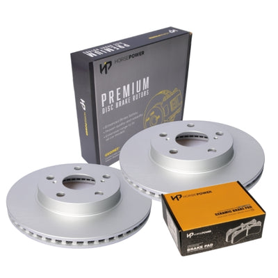 Front Brake Pads and Disc Rotors Set for COROLLA ZRE152R ZRE182R 2007-18
