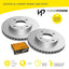 Front Brake Pads and Disc Rotors Set for Hyundai SONATA 2.0L 2.5L EF 2001-2005