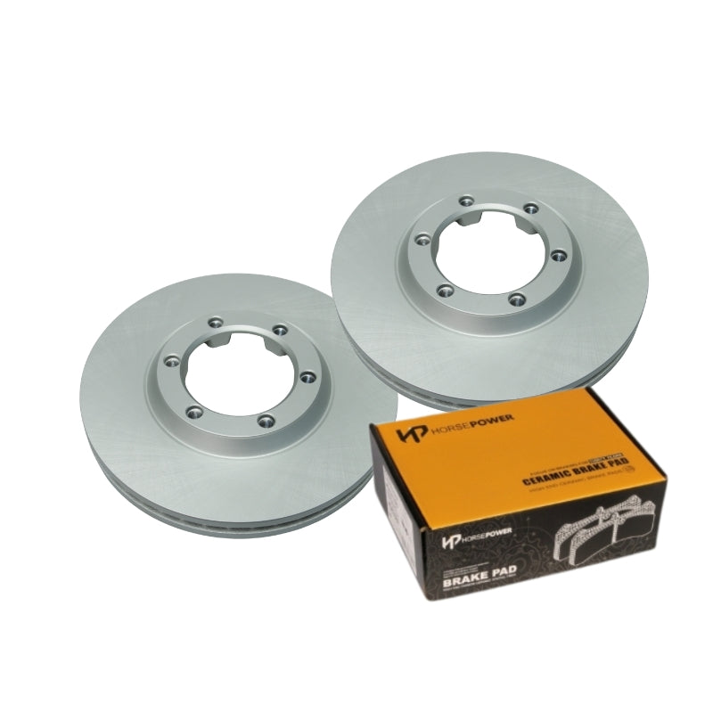Front Brake Pads and Disc Rotors Set for Isuzu D-MAX TFR85 3.0TD 2008 - 2012
