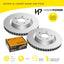 Front Ceramic Brake Pads and Disc Rotors for Nissan Pathfinder R52 2013-2017