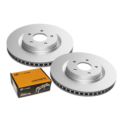 Front Ceramic Brake Pads and Disc Rotors for Nissan Pathfinder R52 2013-2017