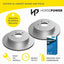 Rear Brake Disc and Bendix Brake Pads for Nissan 350Z Z33 3.5L 07/02-12/08