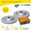 Front Brake Pads and Disc Rotors Set for Toyota KLUGER GSU40R GSU45R 07-14