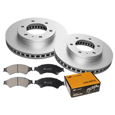 Front Ceramic Brake Pads and Disc Rotors for Ford RANGER PX PY Mazda BT-50 UP UR 2011-2026