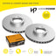 Front Brake Pads and Disc Rotors set for Ford TRANSIT VF VG 96-98 15 inch wheels