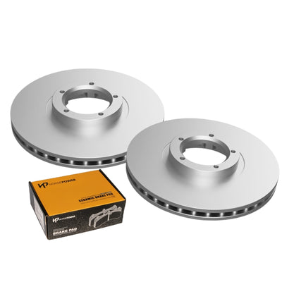 Front Brake Pads and Disc Rotors set for Ford TRANSIT VF VG 96-98 15 inch wheels