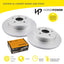 Rear Brake Disc Rotors and Brake Pads for Toyota Camry ASV70 RAV4 AXAH52