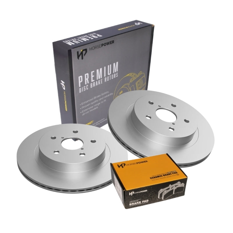 Rear Disc Rotors and Ceramic Brake Pads for Subaru Outback B15 B16 08/2014-12/2025
