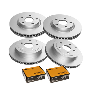 Front and Rear Brake Pad Disc Rotor full set for Holden COMMODORE VE VF V6 06-17