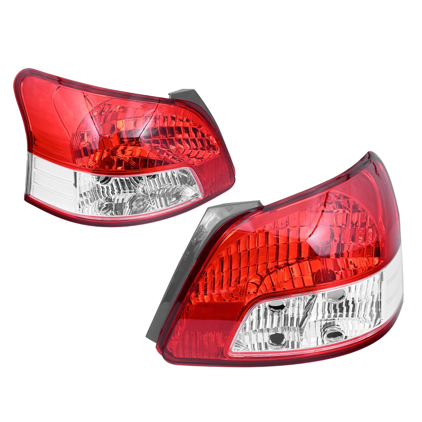 Ozeparts Pair LH+RH Tail Light Rear Lamp For Toyota Yaris 4 Dr Sedan NCP93 06~16