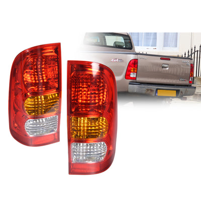 Pair LH Left + RH Right Tail Light Rear Lamp For Toyota Hilux Ute 2005~2012
