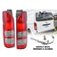Pair LH+RH Tail Light Rear Lamp For Toyota Hiace Van Commuter Bus 2005~2019