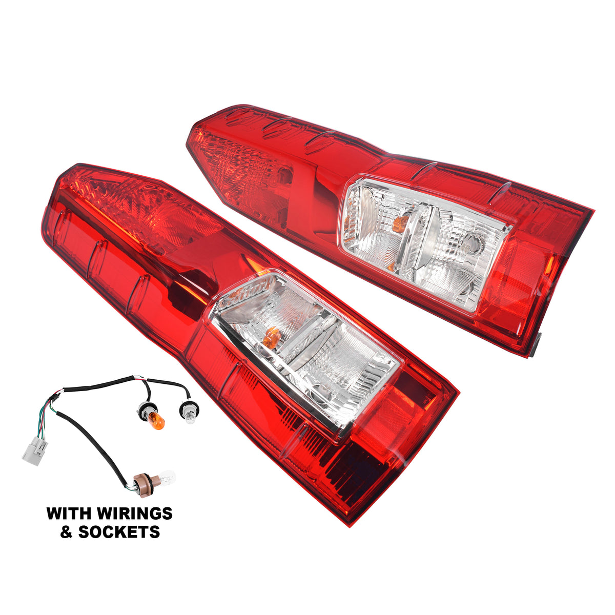 Pair LH+RH Tail Light Rear Lamp Assy For Toyota Hiace Van Bus GD GR H300 2019~On