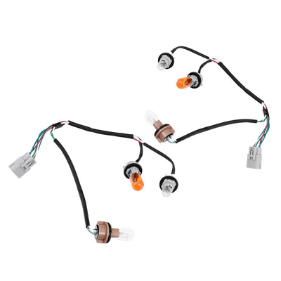 2 x Tail Light Rear Lamp Wiring Harness Sockets For Toyota Hiace Van Bus 2019~On