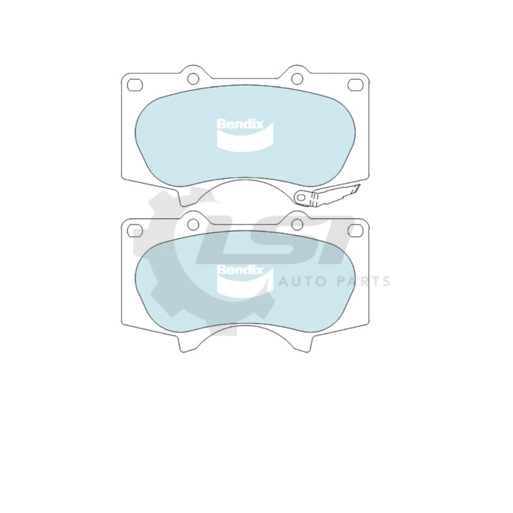 Bendix Brake Pads Front & Rear For Landcruiser Prado Db1482 Db1200