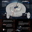 Bendix Euro + Front Disc Brake Rotors for BMW X3 F25 X4 F26 xDrive20 28 30 35 Brake Disc Rotors