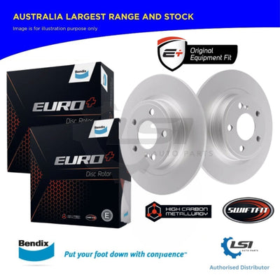 Bendix Euro + Front Disc Brake Rotors for BMW X3 F25 X4 F26 xDrive20 28 30 35 Brake Disc Rotors