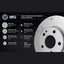 Bendix Front Brake Disc Rotors for Ford ESCAPE ZB 3.0L 2001 - 06 Brake Disc Rotors
